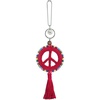 image:imageThe Sak Back to Bali Peace Dangle Decorative Keychain Rocket Red