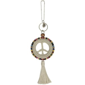 image:imageThe Sak Back to Bali Peace Dangle Decorative Keychain Natural