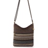 image:imageThe Sak Lucia Leather Crossbody Purse  Hand Crochet Womens Handbag for Everyday amp Travel  Cross Body Bag With Zipper