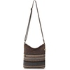 image:imageThe Sak Lucia Leather Crossbody Purse  Hand Crochet Womens Handbag for Everyday amp Travel  Cross Body Bag With Zipper