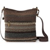 image:imageThe Sak Lucia Leather Crossbody Purse  Hand Crochet Womens Handbag for Everyday amp Travel  Cross Body Bag With Zipper