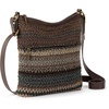 image:imageThe Sak Lucia Leather Crossbody Purse  Hand Crochet Womens Handbag for Everyday amp Travel  Cross Body Bag With Zipper