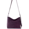 image:imageThe Sak Alameda Leather Crossbody Purse  Leather Womens Handbag for Everyday amp Travel  Cross Body Bag With ZipperAubergine Suede