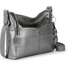 image:imageThe Sak Alameda Leather Crossbody Purse  Leather Womens Handbag for Everyday amp Travel  Cross Body Bag With ZipperGunmetal