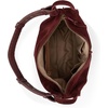 image:imageThe Sak Los Feliz Hobo Purse  Premium Large Leather Womens Handbag for Everyday amp Travel  Durable Purse With Zipper PocketBlack Cherry Suede