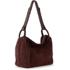 image:imageThe Sak Los Feliz Hobo Purse  Premium Large Leather Womens Handbag for Everyday amp Travel  Durable Purse With Zipper PocketMahogany Suede