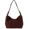 image:imageThe Sak Los Feliz Hobo Purse  Premium Large Leather Womens Handbag for Everyday amp Travel  Durable Purse With Zipper PocketMahogany Suede