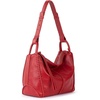 image:imageThe Sak Los Feliz Hobo Purse  Premium Large Leather Womens Handbag for Everyday amp Travel  Durable Purse With Zipper PocketScarlet