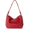 image:imageThe Sak Los Feliz Hobo Purse  Premium Large Leather Womens Handbag for Everyday amp Travel  Durable Purse With Zipper PocketScarlet