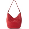 image:imageThe Sak Sequoia Leather Hobo Bag  Large Slouchy Shoulder Purse Zip PocketScarlet