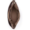 image:imageThe Sak Sequoia Leather Hobo Bag  Large Slouchy Shoulder Purse Zip PocketWoven Mahogany Cognac