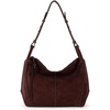image:imageThe Sak Los Feliz Hobo Purse  Premium Large Leather Womens Handbag for Everyday amp Travel  Durable Purse With Zipper PocketMahogany Suede