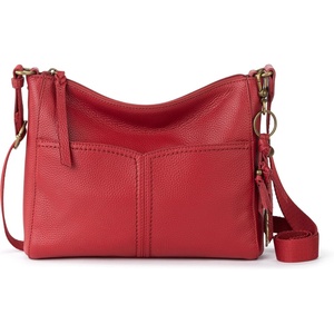 image:imageThe Sak Alameda Leather Crossbody Purse  Leather Womens Handbag for Everyday amp Travel  Cross Body Bag With ZipperScarlet