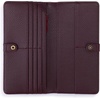 image:imageThe Sak Mira Large Leather Wallet  Womens Wallet Snap ClosureBlack Cherry Suede