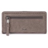 image:imageThe Sak Mira Large Leather Wallet  Womens Wallet Snap ClosureMushroom Suede
