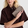 image:imageThe Sak Mira Large Leather Wallet  Womens Wallet Snap ClosureMushroom Suede