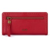 image:imageThe Sak Mira Large Leather Wallet  Womens Wallet Snap ClosureScarlet
