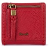 image:imageThe Sak Mira Small Leather Wallet  Womens Wallet Snap ClosureScarlet
