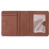 image:imageThe Sak Mira Small Leather Wallet  Womens Wallet Snap ClosureTobacco Floral Emboss