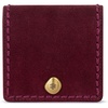 image:imageThe Sak Mira Small Leather Wallet  Womens Wallet Snap ClosureBlack Cherry Suede